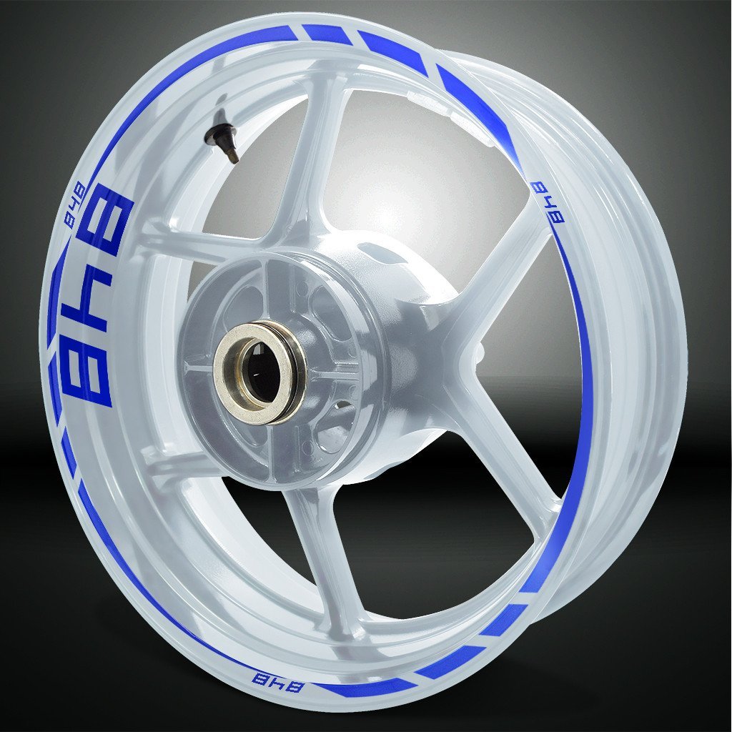 Ducati 848 Motorcycle Rim Wheel Decal Accessory Sticker - Stickman Vinyls