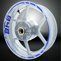 Ducati 848 Motorcycle Rim Wheel Decal Accessory Sticker - Motorcycle stickers and decals
