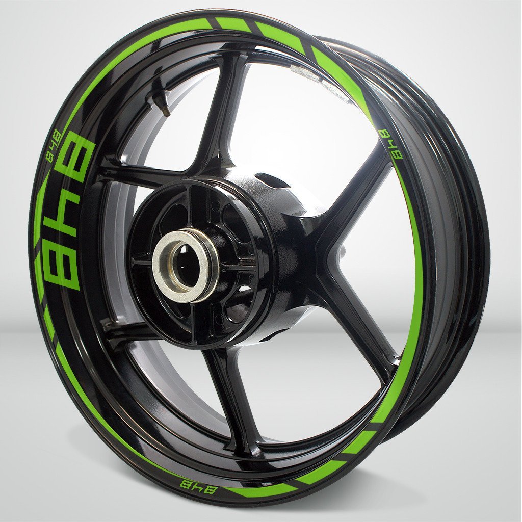 Ducati 848 Motorcycle Rim Wheel Decal Accessory Sticker - Stickman Vinyls