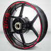 Ducati 848 Motorcycle Rim Wheel Decal Accessory Sticker - Motorcycle stickers and decals