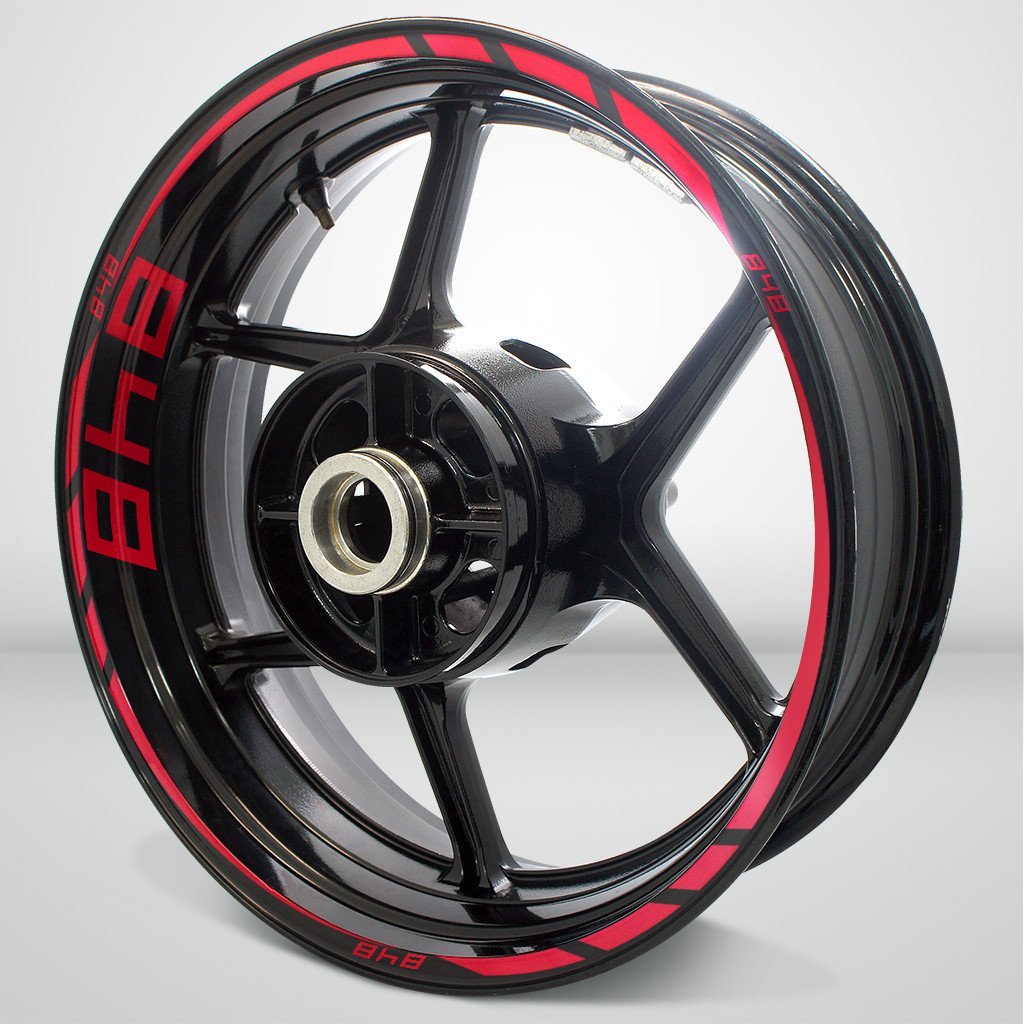 Ducati 848 Motorcycle Rim Wheel Decal Accessory Sticker - Stickman Vinyls