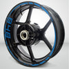 Ducati 848 Motorcycle Rim Wheel Decal Accessory Sticker - Motorcycle stickers and decals