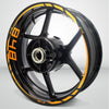 Ducati 848 Motorcycle Rim Wheel Decal Accessory Sticker - Motorcycle stickers and decals