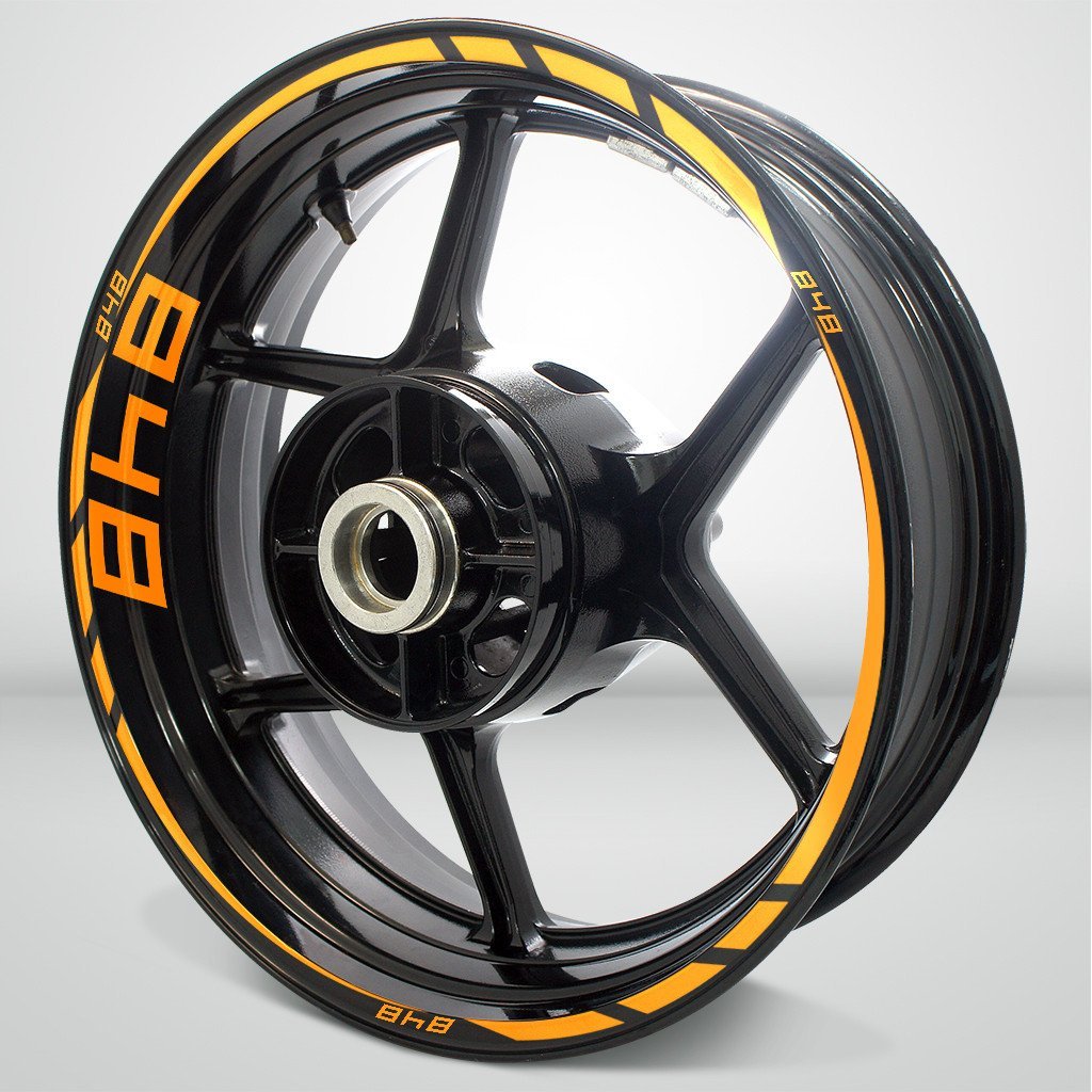 Ducati 848 Motorcycle Rim Wheel Decal Accessory Sticker - Stickman Vinyls