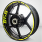 Ducati 848 Motorcycle Rim Wheel Decal Accessory Sticker - Stickman Vinyls