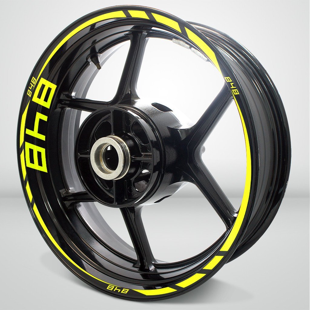 Ducati 848 Motorcycle Rim Wheel Decal Accessory Sticker - Stickman Vinyls