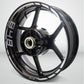 Ducati 848 Motorcycle Rim Wheel Decal Accessory Sticker - Stickman Vinyls
