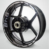 Ducati 848 Motorcycle Rim Wheel Decal Accessory Sticker - Motorcycle stickers and decals