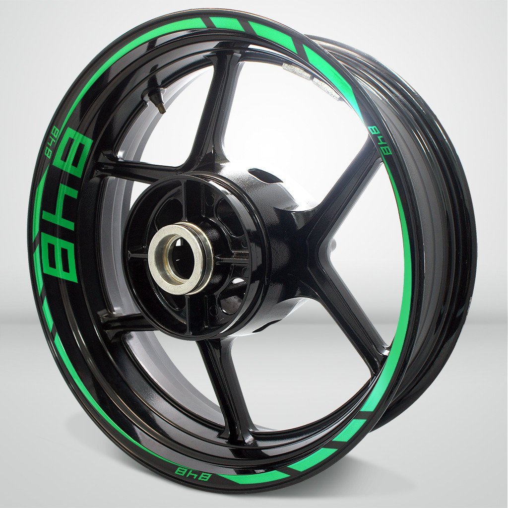 Ducati 848 Motorcycle Rim Wheel Decal Accessory Sticker - Stickman Vinyls