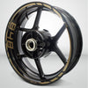 Ducati 848 Motorcycle Rim Wheel Decal Accessory Sticker - Motorcycle stickers and decals