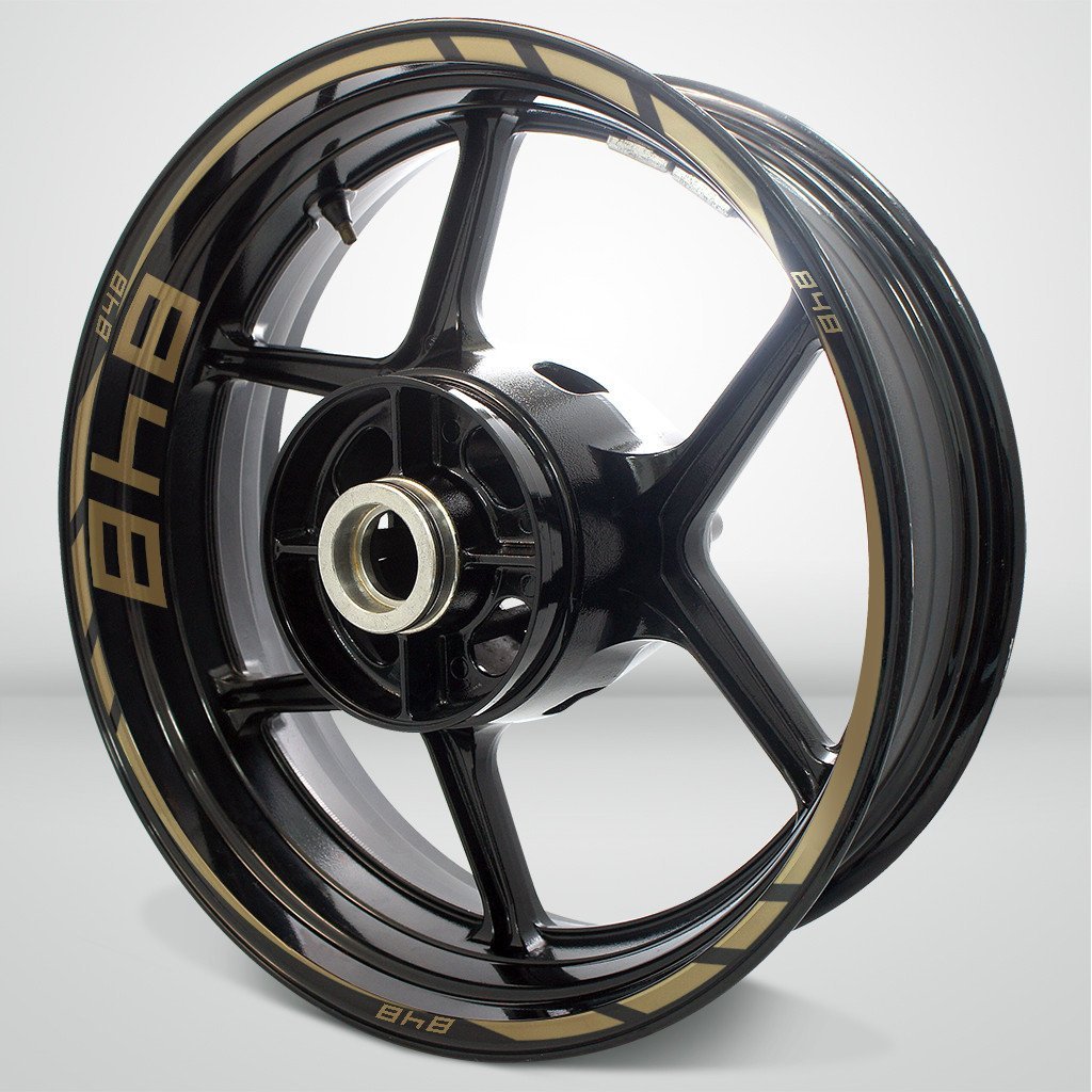 Ducati 848 Motorcycle Rim Wheel Decal Accessory Sticker - Stickman Vinyls