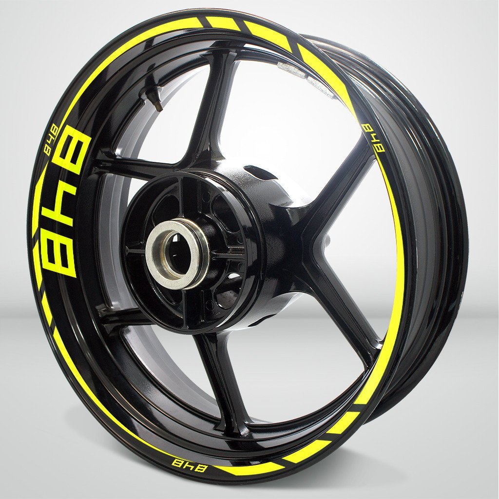 Ducati 848 Motorcycle Rim Wheel Decal Accessory Sticker - Stickman Vinyls