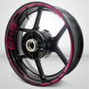 Ducati 848 Motorcycle Rim Wheel Decal Accessory Sticker - Motorcycle stickers and decals