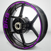 Ducati 848 Motorcycle Rim Wheel Decal Accessory Sticker - Motorcycle stickers and decals