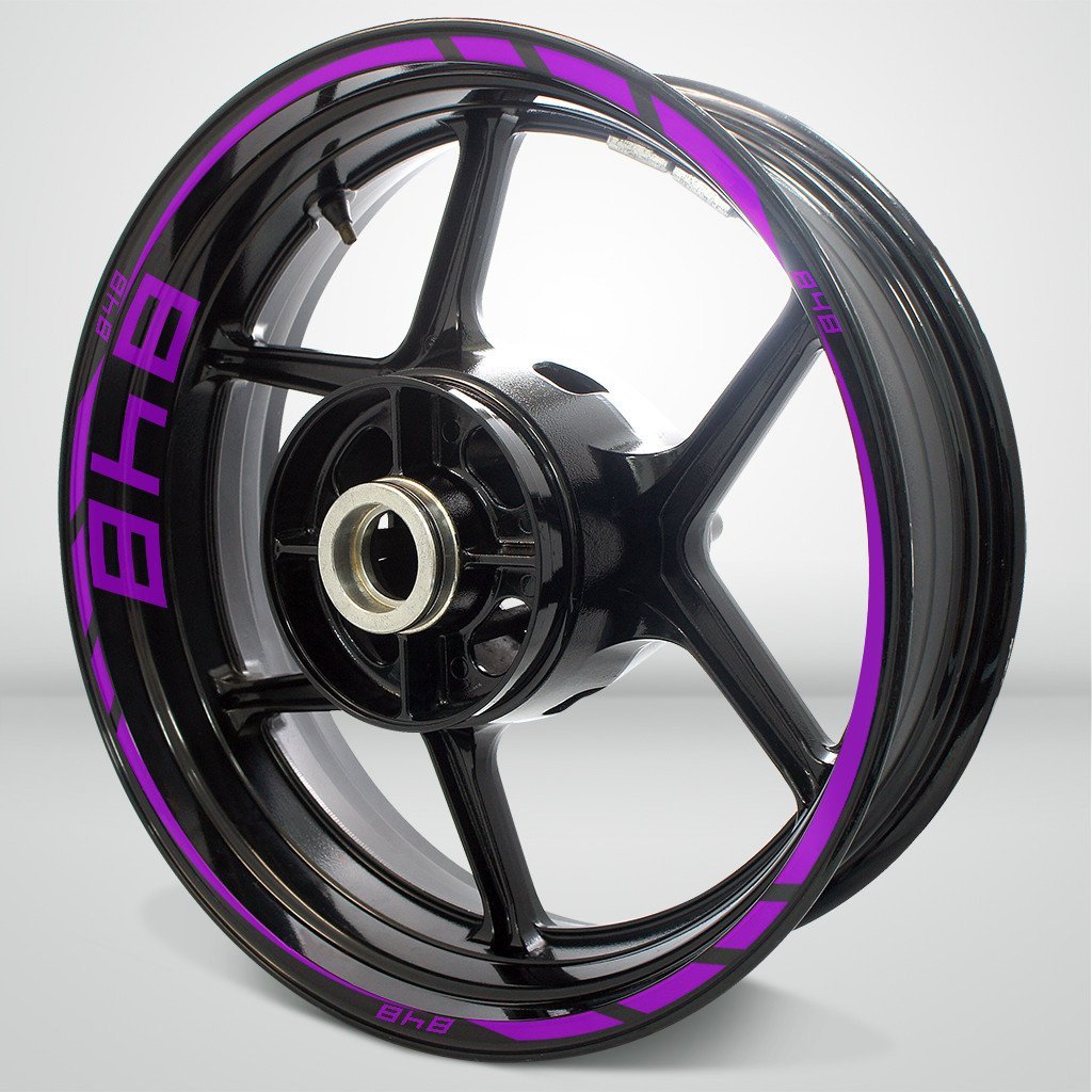 Ducati 848 Motorcycle Rim Wheel Decal Accessory Sticker - Stickman Vinyls