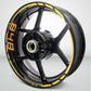 Ducati 848 Motorcycle Rim Wheel Decal Accessory Sticker - Stickman Vinyls