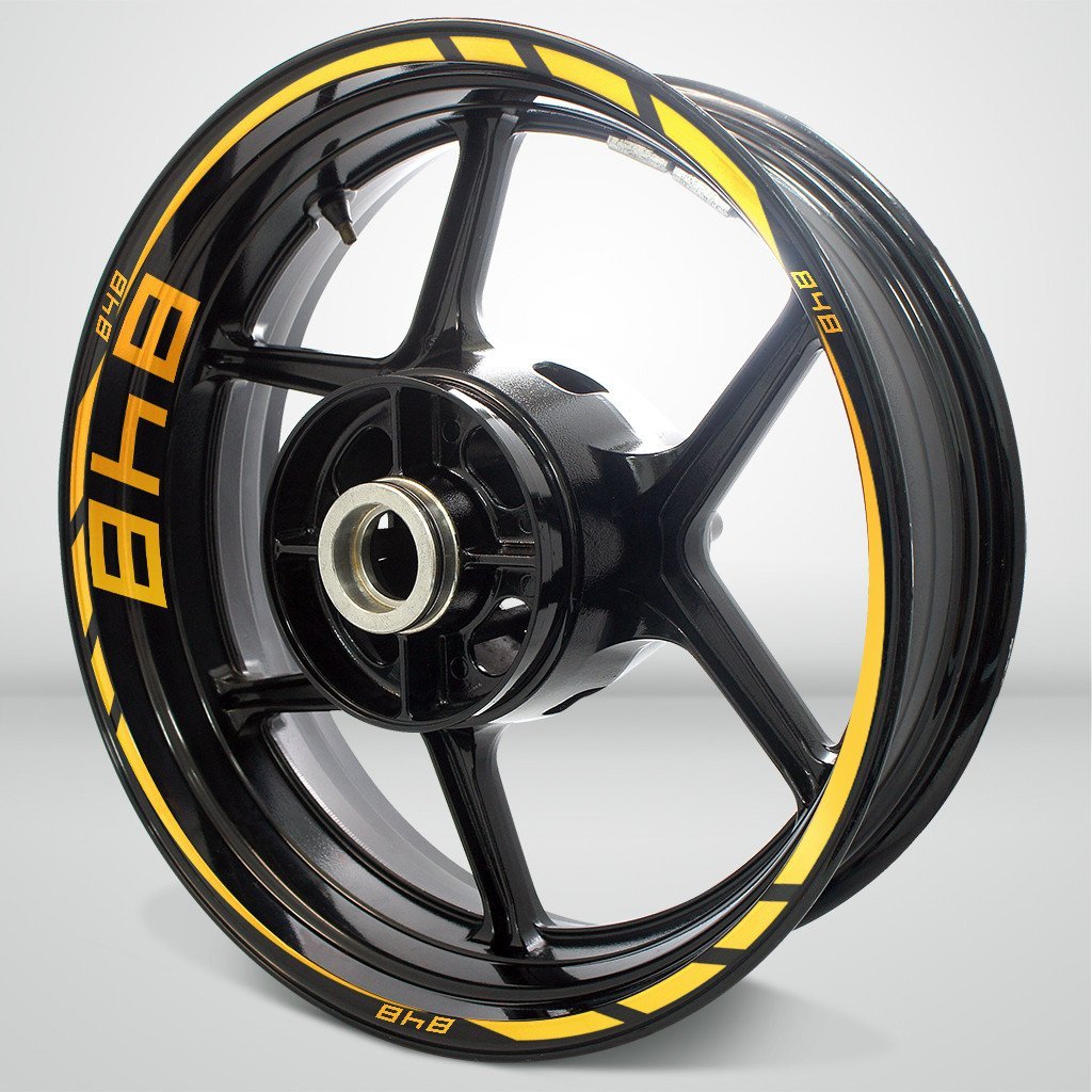 Ducati 848 Motorcycle Rim Wheel Decal Accessory Sticker - Stickman Vinyls