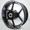 Ducati 848 Motorcycle Rim Wheel Decal Accessory Sticker - Motorcycle stickers and decals