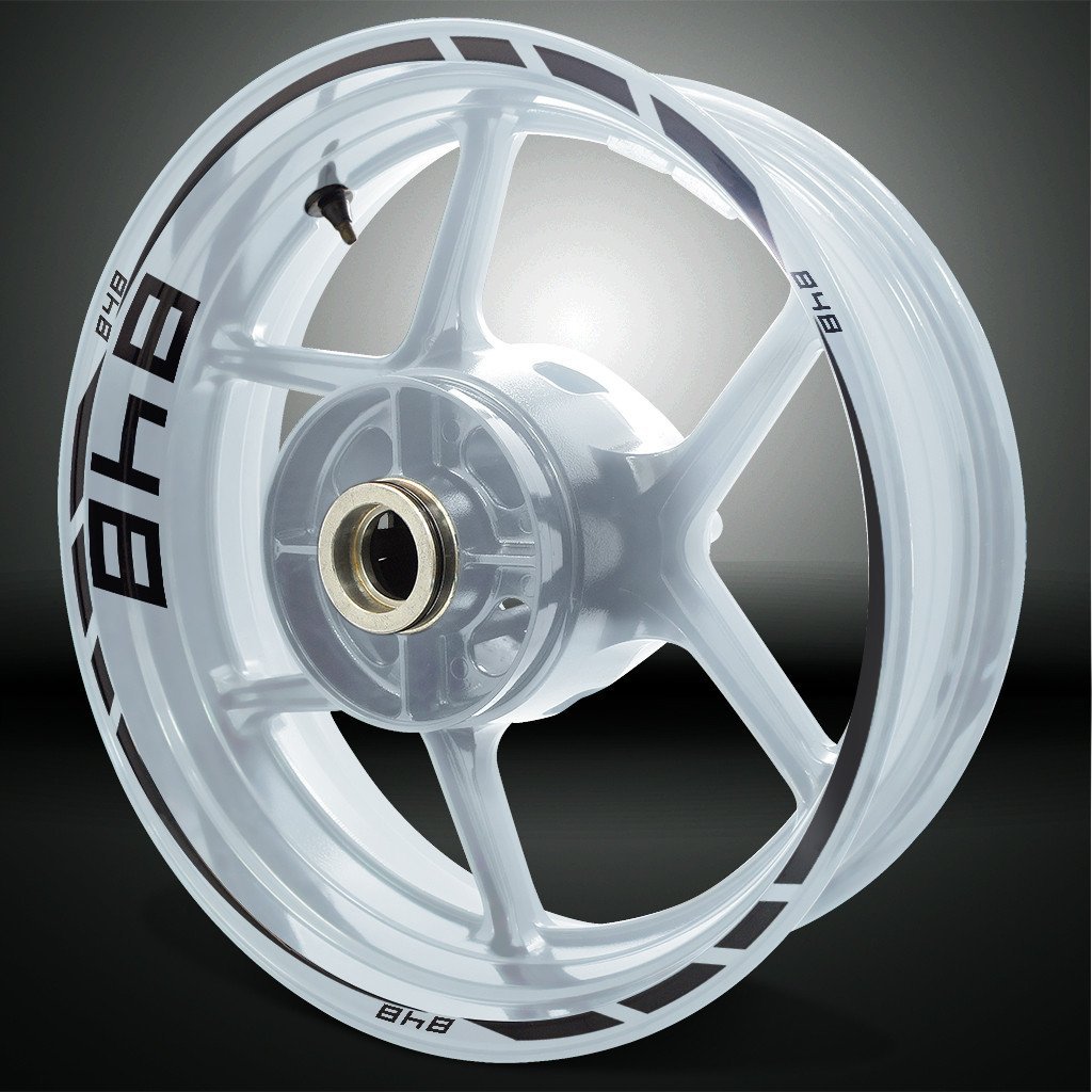 Ducati 848 Motorcycle Rim Wheel Decal Accessory Sticker - Motorcycle stickers and decals