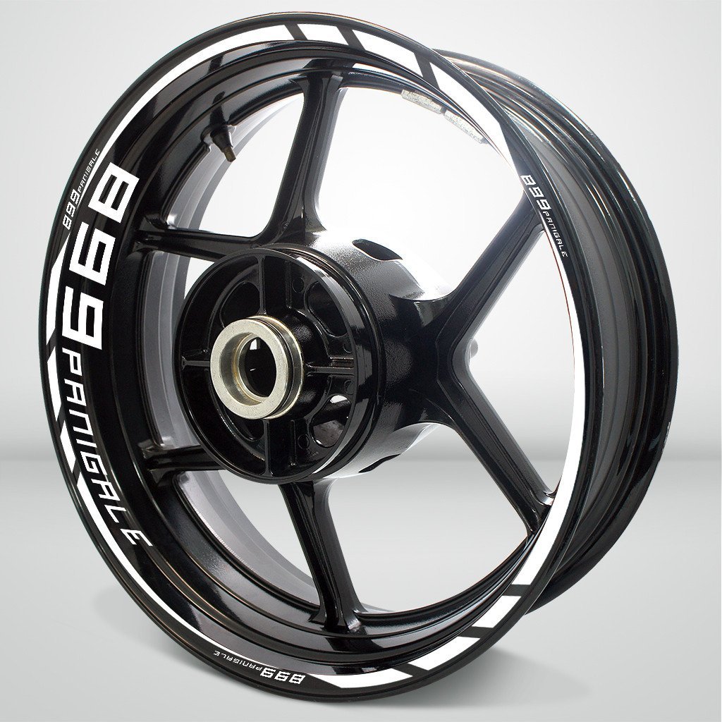Ducati 899 Panigale Motorcycle Rim Wheel Decal Accessory Sticker - Motorcycle stickers and decals