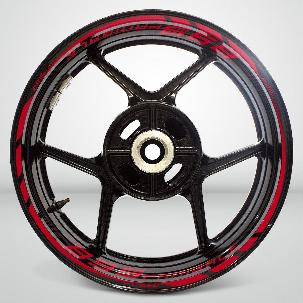Ducati 899 Panigale Motorcycle Rim Wheel Decal Accessory Sticker - Stickman Vinyls