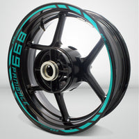 Ducati 899 Panigale Motorcycle Rim Wheel Decal Accessory Sticker - Motorcycle stickers and decals