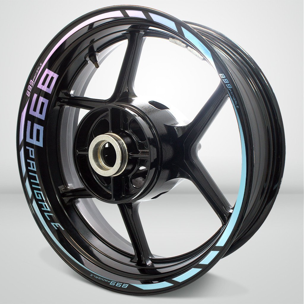 Ducati 899 Panigale Motorcycle Rim Wheel Decal Accessory Sticker - Motorcycle stickers and decals