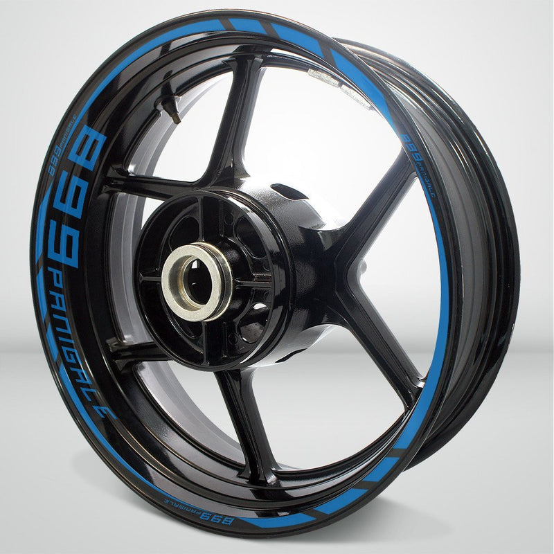 Ducati 899 Panigale Motorcycle Rim Wheel Decal Accessory Sticker - Motorcycle stickers and decals