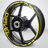 Ducati Diavel Motorcycle Rim Wheel Decal Accessory Sticker - Motorcycle stickers and decals