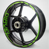 Ducati Diavel Motorcycle Rim Wheel Decal Accessory Sticker - Motorcycle stickers and decals