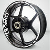 Ducati Diavel Motorcycle Rim Wheel Decal Accessory Sticker - Motorcycle stickers and decals