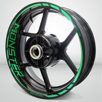 Ducati Monster Motorcycle Rim Wheel Decal Accessory Sticker - Motorcycle stickers and decals