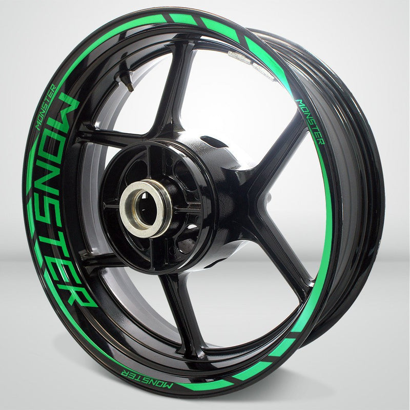 Ducati Monster Motorcycle Rim Wheel Decal Accessory Sticker - Motorcycle stickers and decals