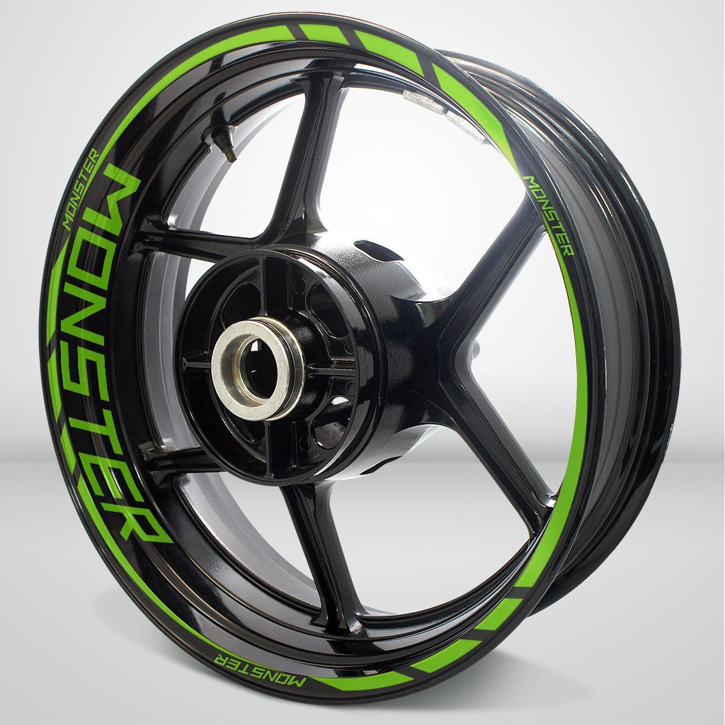 Ducati Monster Motorcycle Rim Wheel Decal Accessory Sticker - Motorcycle stickers and decals
