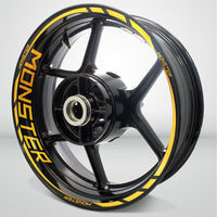 Ducati Monster Motorcycle Rim Wheel Decal Accessory Sticker - Motorcycle stickers and decals