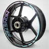 Ducati Monster Motorcycle Rim Wheel Decal Accessory Sticker - Motorcycle stickers and decals
