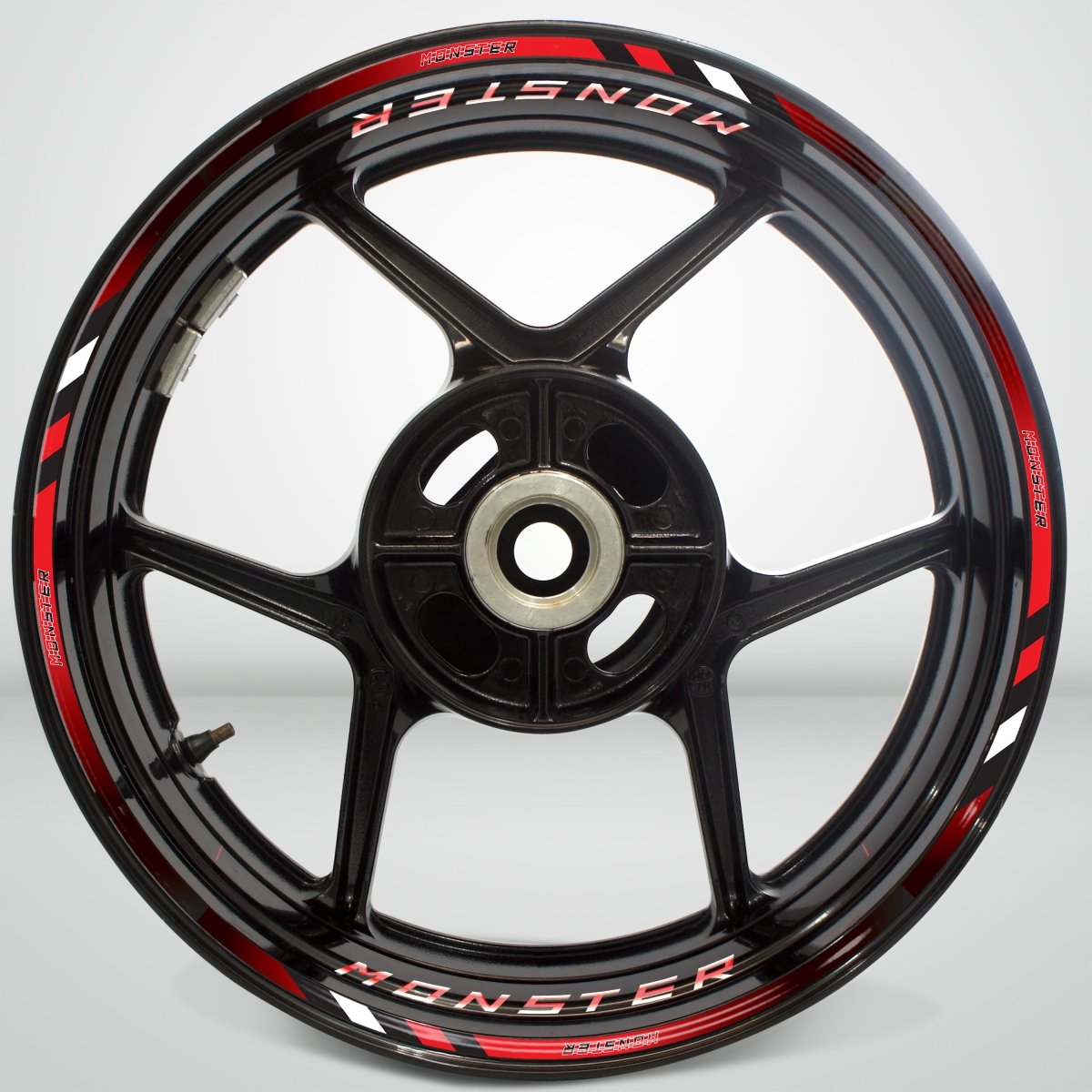 Ducati Monster Wheel Rim Sticker Decal Stripe Motorcycle Bike MM-Kit v1 - Stickman Vinyls