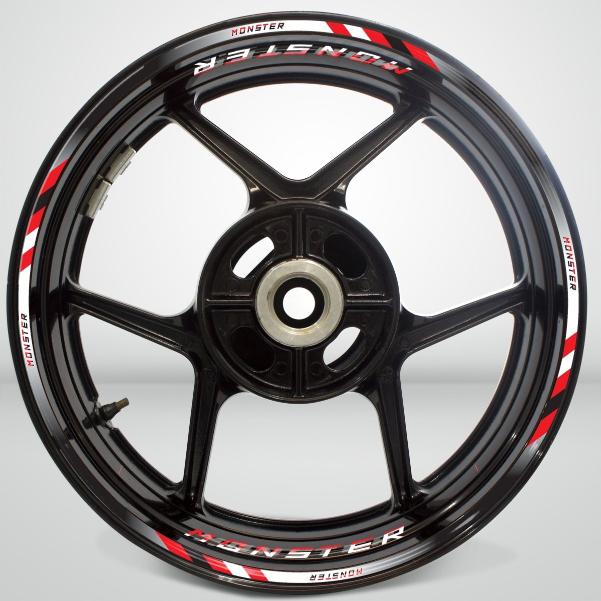 Ducati Monster Wheel Rim Sticker Decal Stripe Motorcycle Bike MM-Kit v2 - Stickman Vinyls