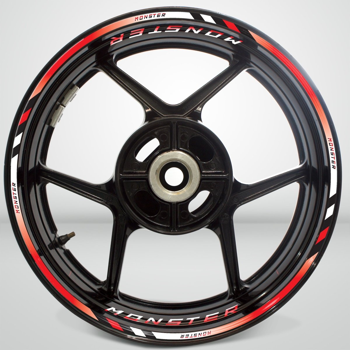 Ducati Monster Wheel Rim Sticker Decal Stripe Motorcycle Bike MM-Kit v3 - Stickman Vinyls