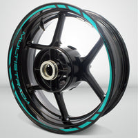 Ducati Multistrada Motorcycle Rim Wheel Decal Accessory Sticker - Motorcycle stickers and decals