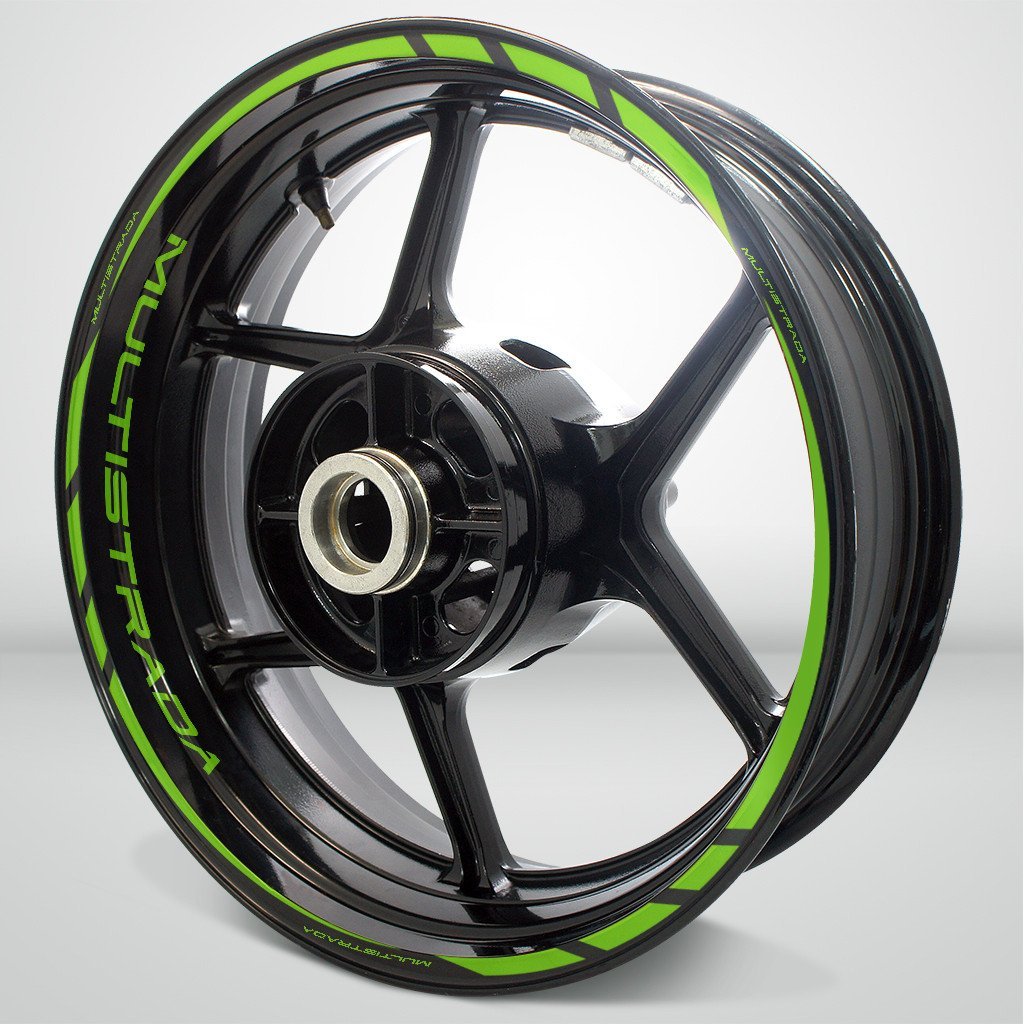 Ducati Multistrada Motorcycle Rim Wheel Decal Accessory Sticker - Stickman Vinyls