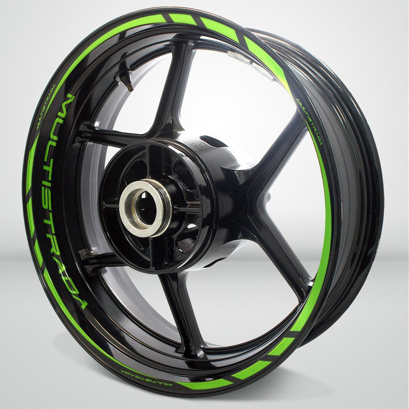 Ducati Multistrada Motorcycle Rim Wheel Decal Accessory Sticker - Motorcycle stickers and decals