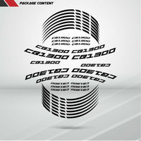 Honda CB 500 Motorcycle Rim Wheel Decal Accessory Sticker - Motorcycle stickers and decals