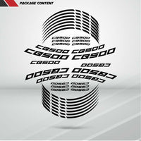 Honda CB 500 Motorcycle Rim Wheel Decal Accessory Sticker - Motorcycle stickers and decals