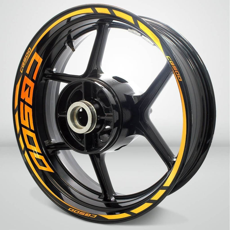 Honda CB 500 Motorcycle Rim Wheel Decal Accessory Sticker - Motorcycle stickers and decals