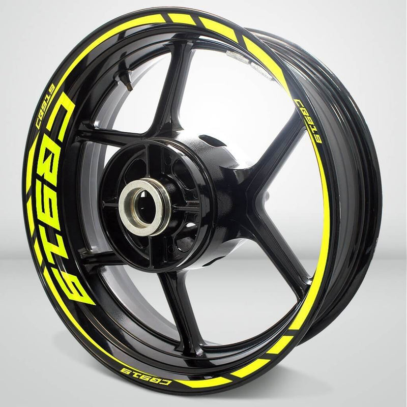 Honda CB 919 Motorcycle Rim Wheel Decal Accessory Sticker - Motorcycle stickers and decals