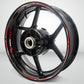 Honda CBR 1000RR Wheel Rim Sticker Decal Stripe Motorcycle Bike MM-Kit v1 - Stickman Vinyls