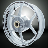 Honda CBR 900RR Motorcycle Rim Wheel Decal Accessory Sticker - Motorcycle stickers and decals