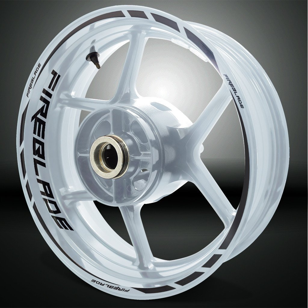 Honda CBR Fireblade Motorcycle Rim Wheel Decal Accessory Sticker - Motorcycle stickers and decals
