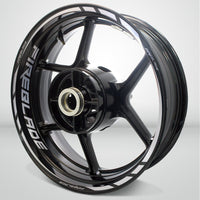 Honda CBR Fireblade Motorcycle Rim Wheel Decal Accessory Sticker - Motorcycle stickers and decals